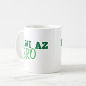 KIWI Az BRO (Neuseeland) Kaffeetasse (Vorderseite Links)