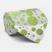 Kiwi Bash Green Polka Dot Krawatte (Gerollt)