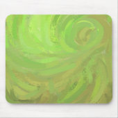 Kiwi Bash Green Swirl Mousepad (Vorne)