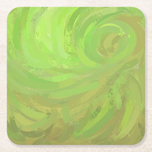 Kiwi Bash Rechteckiger Pappuntersetzer (Vorderseite)