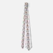 Kiwi Bass Guitar Krawatte (Rückseite)