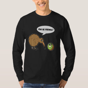 Kiwi be Friends Niedliche Kiwi Bird und Kiwi Fruch T-Shirt