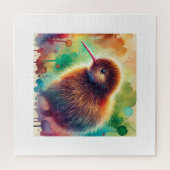 Kiwi Bird 010924AREF107 - Watercolor Puzzle (Horizontal)
