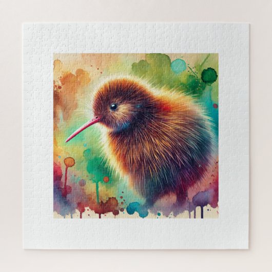 Kiwi Bird 010924AREF107 - Watercolor Puzzle (Vertikal)