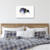 Kiwi Bird Art Leinwanddruck (Insitu (Schlafzimmer))