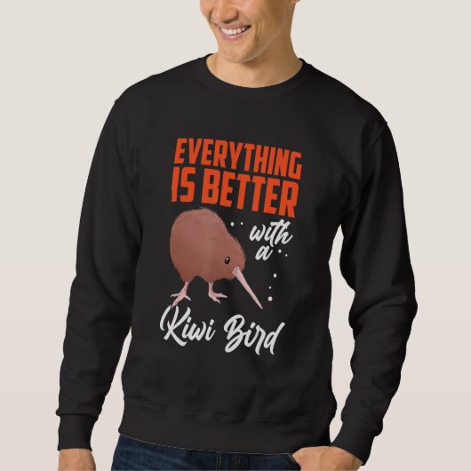 Kiwi Bird better with New Zealand Kiwi Bird Sweatshirt (Vorderseite)