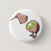 Kiwi bird button (Vorderseite)