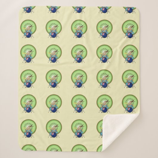 Kiwi Bird Drummer Sherpadecke (Vorderseite)