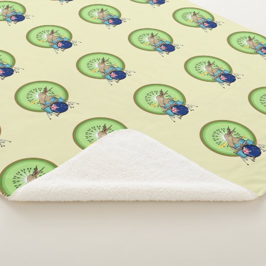 Kiwi Bird Drummer Sherpadecke (3/4)