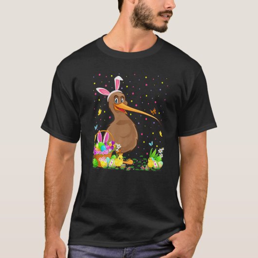 Kiwi Bird Easter Egg Hunt Bunny Kiwi Bird Oaster S T-Shirt (Vorderseite)