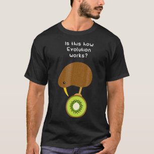 Kiwi Bird Evolution Funny Kiwi Fruchtpun Geschenk T-Shirt