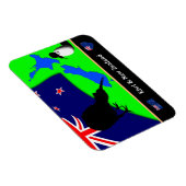 Kiwi Bird, Flag & Karte von Neuseeland /art Magnet (Rechte Seite)