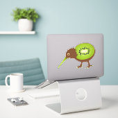 Kiwi Bird Funny Fruit Aufkleber (Laptop auf Schreibtisch)