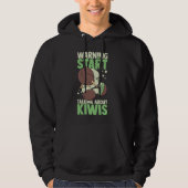 Kiwi Bird Funny Neuseeland Niedlicher Tiere Hoodie (Vorderseite)