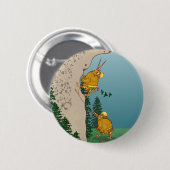 Kiwi Bird Klettern Button (Vorne & Hinten)