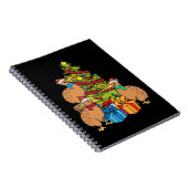 Kiwi Bird Lover Geschenk Weihnachtsbaum Neuseeland Notizblock (Rechte Seite)