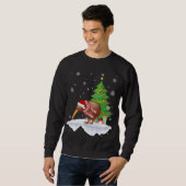 Kiwi Bird Lover Weihnachtsmannmütze Kiwi Christmas Sweatshirt (Vorne ganz)
