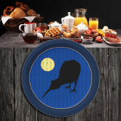 Kiwi Bird & Moon - Neuseeland Party / Bro GRILLEN Pappteller