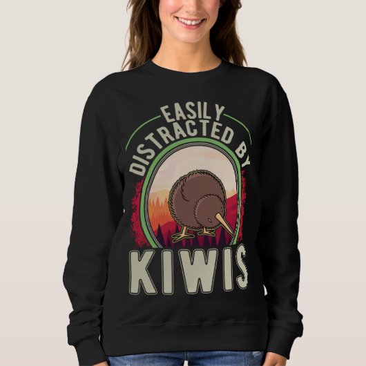 Kiwi Bird Neu Zealand Bird Kiwi Sweatshirt (Vorderseite)
