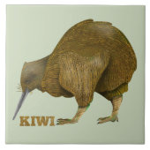Kiwi bird Neuseeland Fliese (Vorderseite)