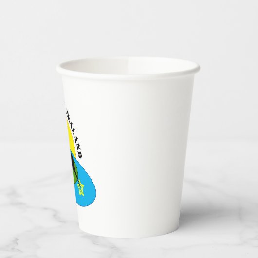 Kiwi Bird & Neuseeland Party / Getränke Pappbecher (Links)