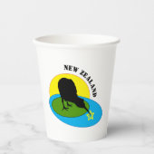 Kiwi Bird & Neuseeland Party / Getränke Pappbecher (Vorderseite)