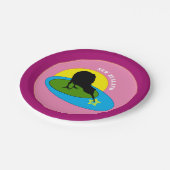 Kiwi Bird & Neuseeland / Party Teller (Schrägansicht)