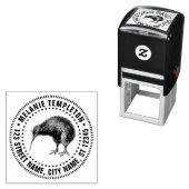 Kiwi Bird Rücksendeadresse Permastempel (Beispiel)