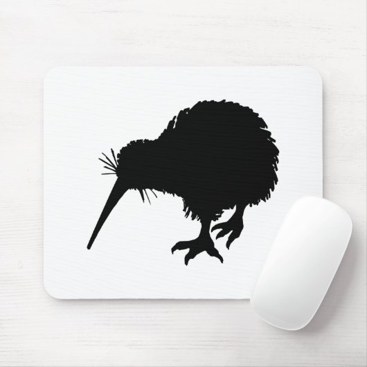 Kiwi Bird Silhouette Mousepad (Mit Mouse)