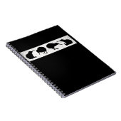 Kiwi Bird Silhouetten Neuseeland Tier Notizblock (Rechte Seite)