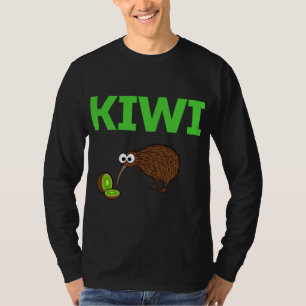Kiwi Bird und Frucht Funny Niedlich Neuseeland Bir T-Shirt