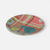 Kiwi Birds in Pappteller (Schrägansicht)