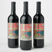 Kiwi Birds in Weinetikett (Flaschen)