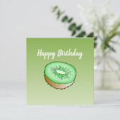 Kiwi Birthday Card Karte (Stehend Vorderseite)