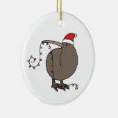 Kiwi Chirstmas Keramik Ornament (Rechts)