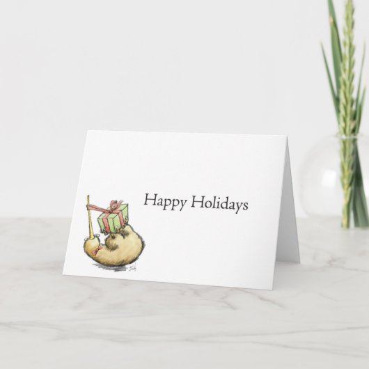 Kiwi Christmas Card Feiertagskarte (Vorderseite)