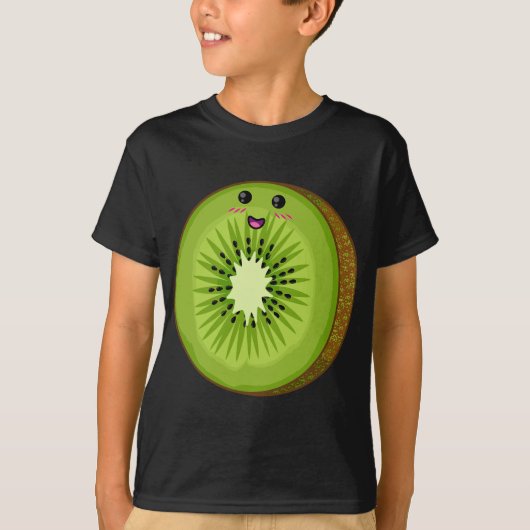 Kiwi Costume Food Frucht Halloween Lazy Easy Cospl T-Shirt (Vorderseite)