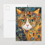 Kiwi die Katze Postkarte (Vorne/Hinten)