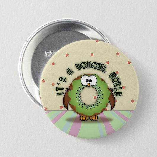 Kiwi Donowl Button (Vorne & Hinten)