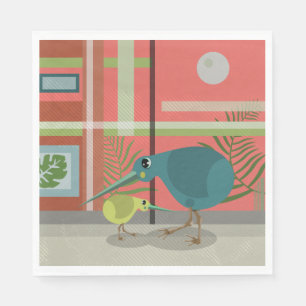 Kiwi Family Serviette