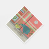 Kiwi Family Serviette (Ecke)