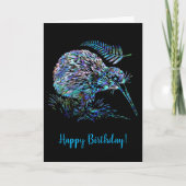 KIWI FERN BIRTHDAY KARTE (Vorderseite)