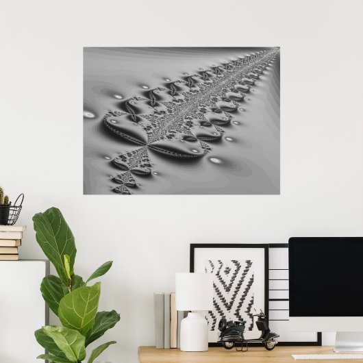 Kiwi Fern Print Poster (Heimbüro)