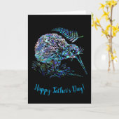KIWI FERN VATER'S DAY CARD KARTE (Gelbe Blume)