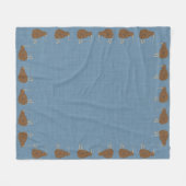 Kiwi Fleece Blanket (Vorderseite (Horizontal))