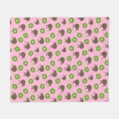 Kiwi Fleecedecke (Vorderseite (Horizontal))