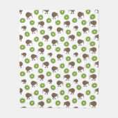 Kiwi Fleecedecke (Vorderseite)