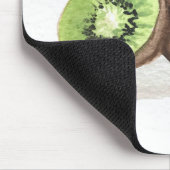 Kiwi Frucht Aquarell Mousepad (Ecke)