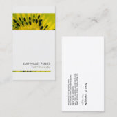 Kiwi Frucht Closeup Großhandelskarte Visitenkarte (Vorne/Hinten)