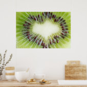 Kiwi Frucht Inside Poster (Küche)